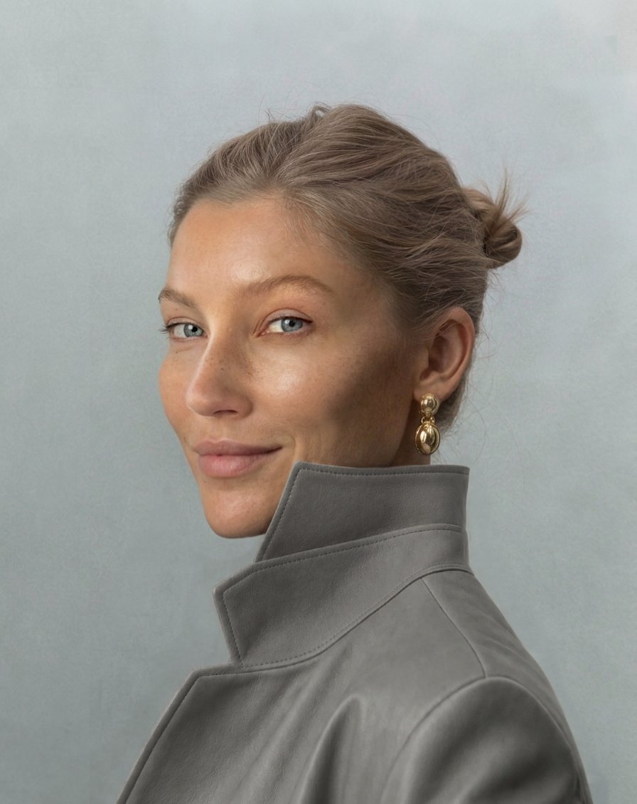 Color portrait of Sascha Schreiber, fragrance and beauty product development consultant in Los Angeles