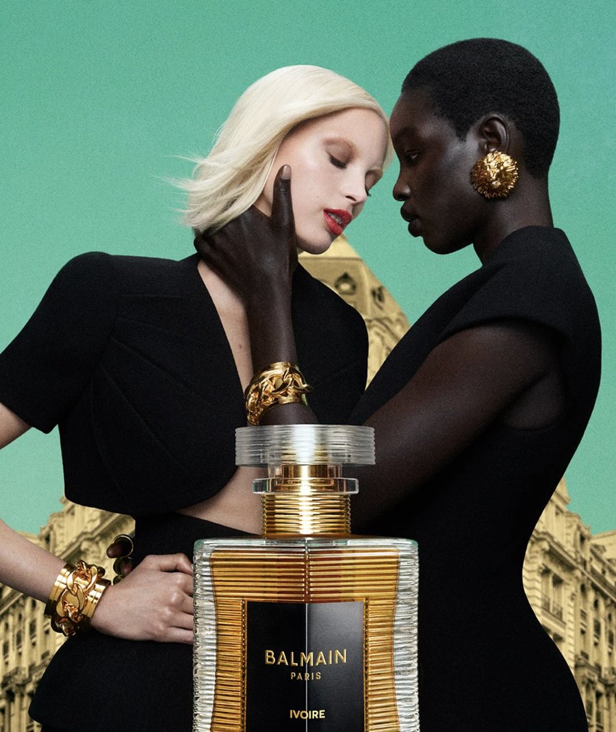 Balmain Paris Ivoire fragrance campaign